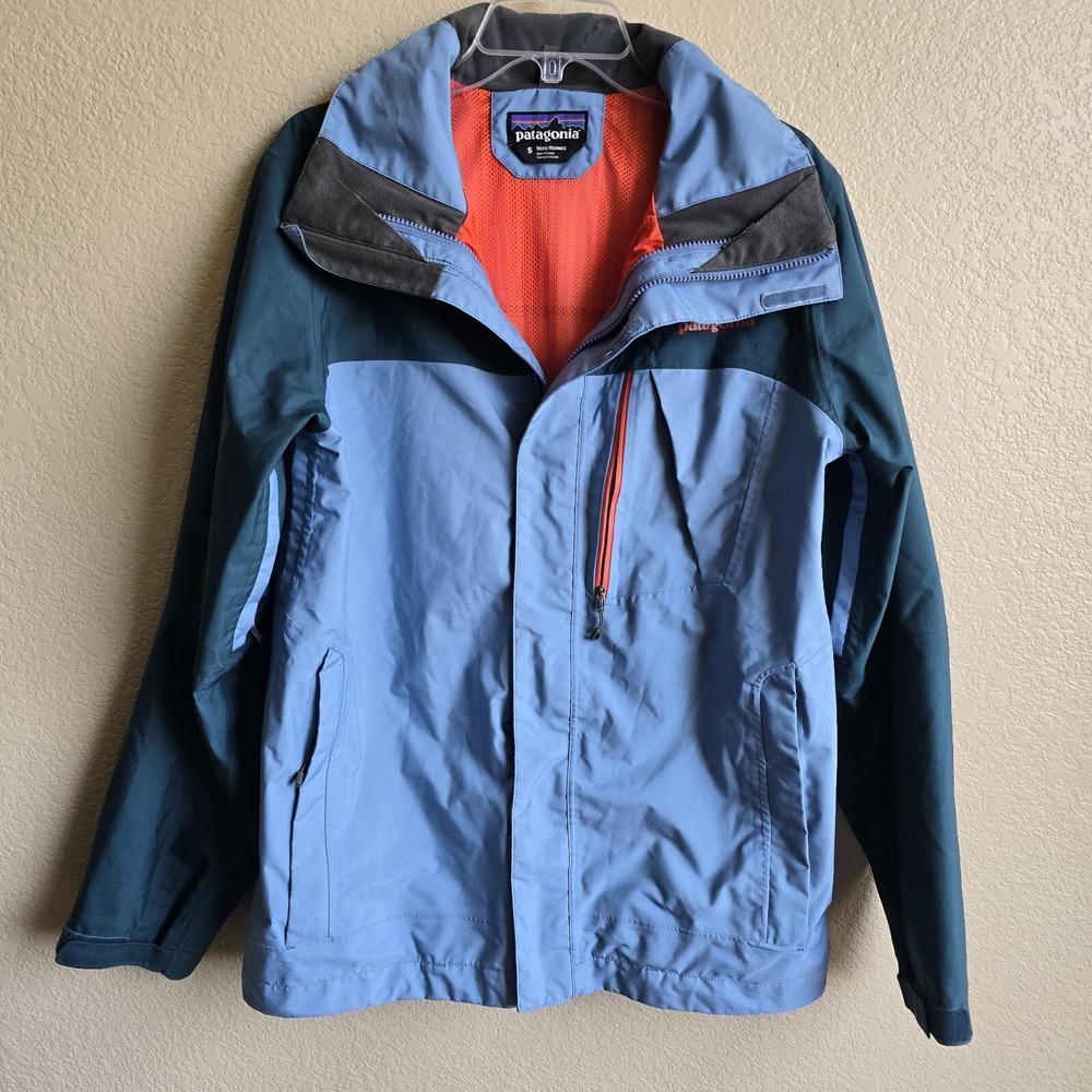 Vintage Patagonia Men's Descensionist Waterproof Jacket Size S No Hood READ